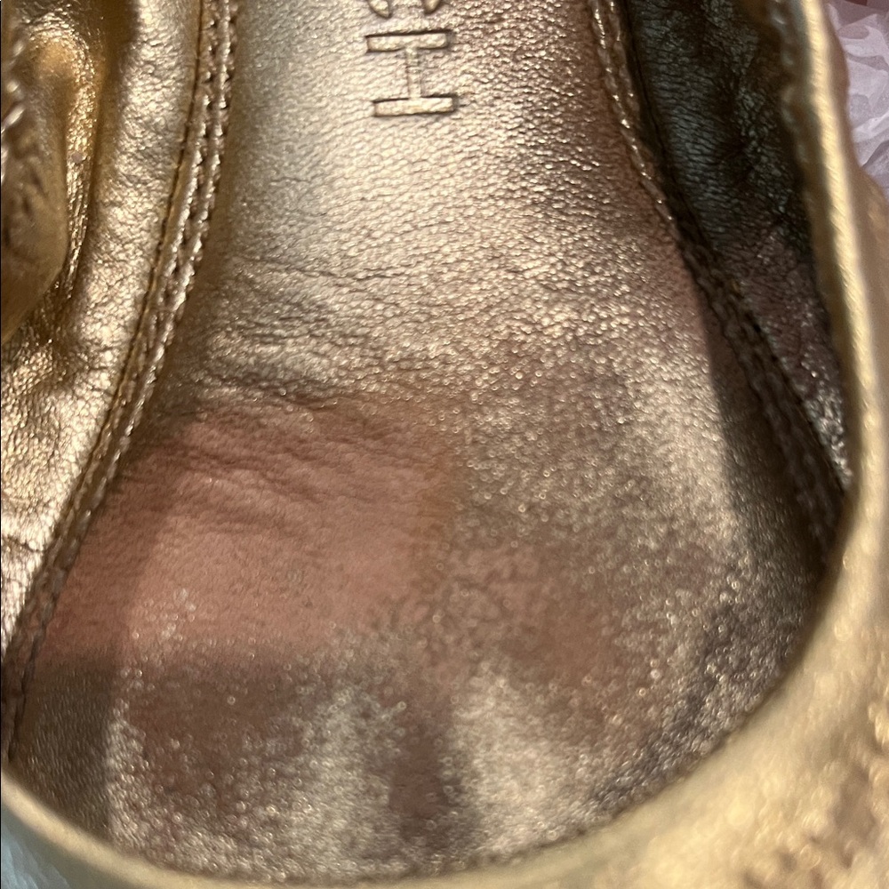 Hush Puppies Shimmering Gold Loafers